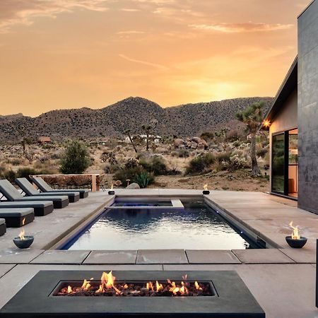 Amaru Muru - Luxury Retreat With Pool/Hot Tub/Yoga 约书亚树 外观 照片