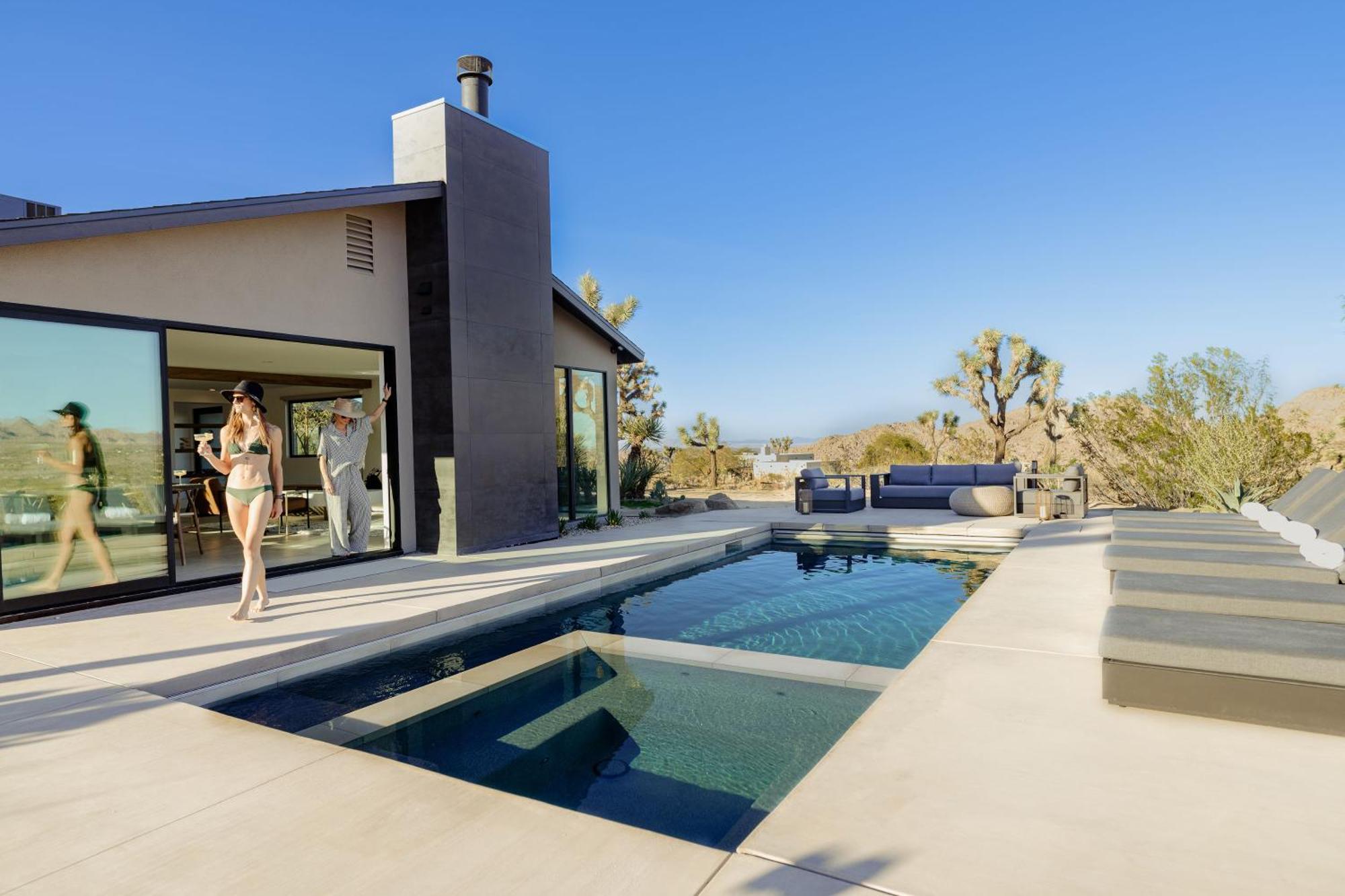 Amaru Muru - Luxury Retreat With Pool/Hot Tub/Yoga 约书亚树 外观 照片