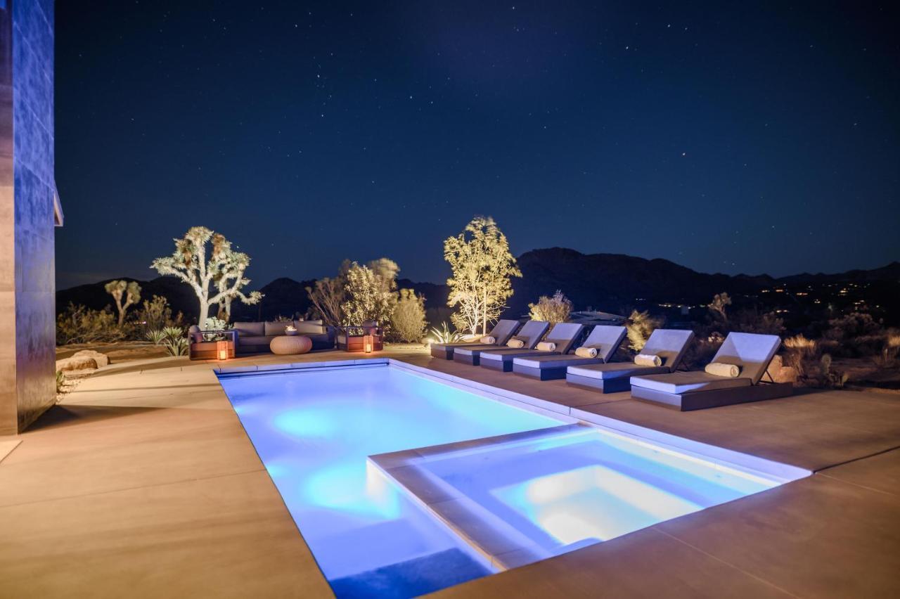 Amaru Muru - Luxury Retreat With Pool/Hot Tub/Yoga 约书亚树 外观 照片