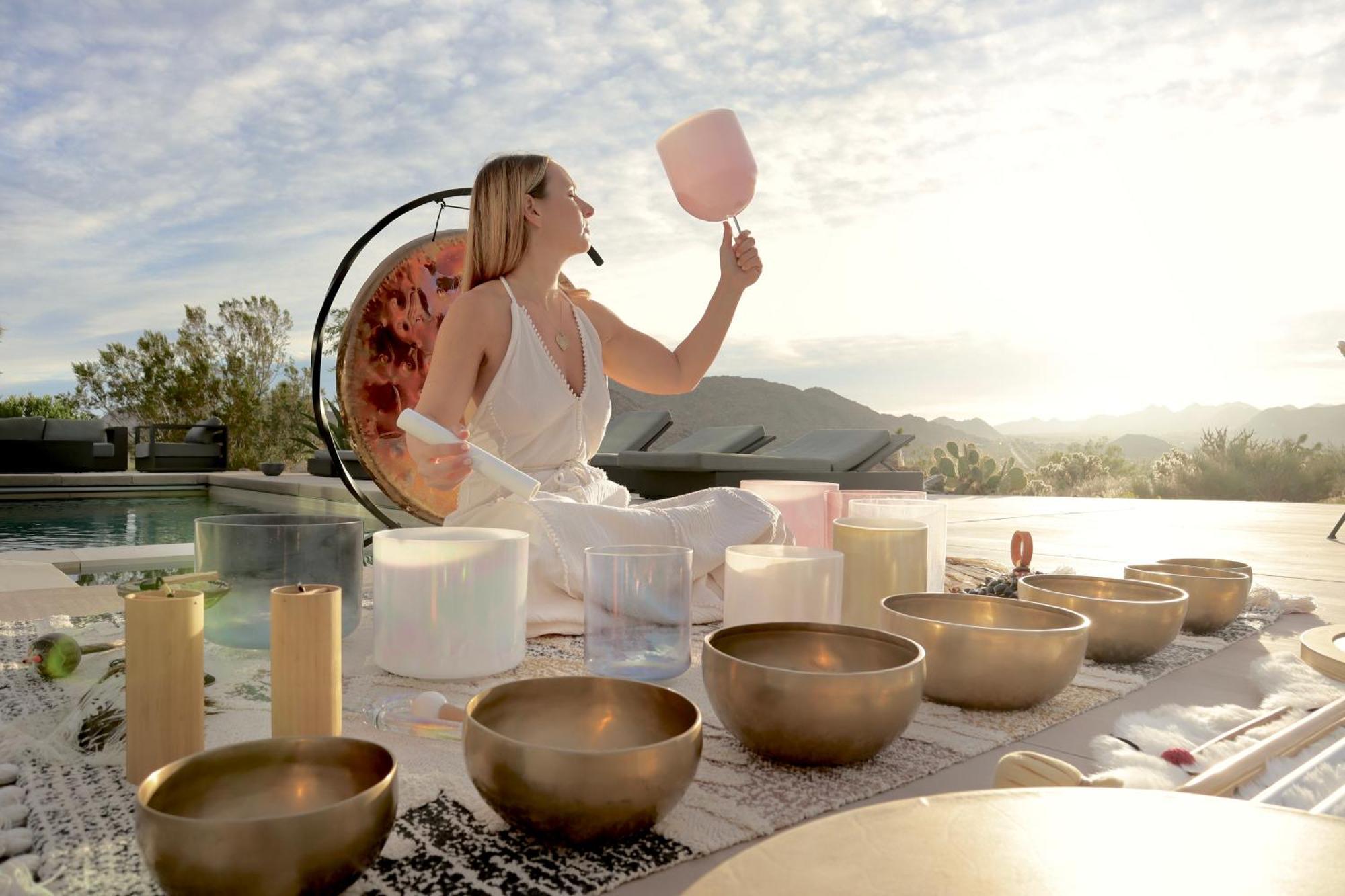 Amaru Muru - Luxury Retreat With Pool/Hot Tub/Yoga 约书亚树 外观 照片